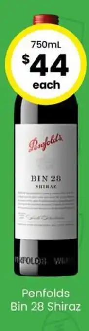 The Bottle O Penfolds Bin 28 Shiraz offer