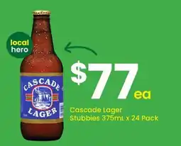 The Bottle O Cascade Lager offer