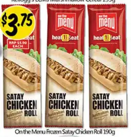 NQR On the Menu Frozen Satay Chicken Roll offer