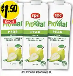NQR SPC Provital Pear Juice offer