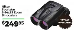 Teds Cameras Nikon Sportstar 8-24x25 Zoom Binoculars offer