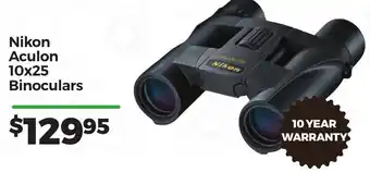 Nikon Aculon 10x25 Binoculars