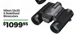 Teds Cameras Nikon 12x25 S Stabilised Binoculars offer