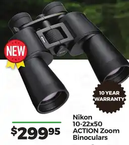 Teds Cameras Nikon 10-22x50 ACTION Zoom Binoculars offer