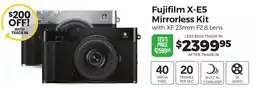 Teds Cameras Fujifilm X-E5 Mirrorless Kit with XF 23mm F2.8 Lens offer