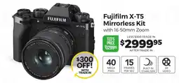 Teds Cameras Fujifilm X-T5 Mirrorless Kit with 16-50mm Zoom offer
