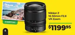 Teds Cameras Nikkor Z 16-50mm F2.8 VR Zoom offer