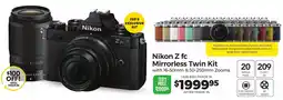 Teds Cameras Nikon Z fc Mirrorless Twin Kit offer
