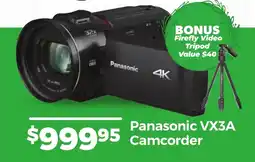 Teds Cameras Panasonic VX3A Camcorder offer