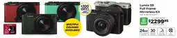 Teds Cameras Lumix S9 Full Frame Mirrorless Kit offer