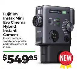 Teds Cameras Fujifilm Instax Mini Evo Cinema Hybrid Instant Camera offer