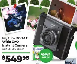 Teds Cameras Fujifilm INSTAX Wide EVO Instant Camera offer