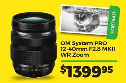 Teds Cameras OM System PRO 12-40mm F2.8 MKII WR Zoom offer