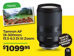 Teds Cameras Tamron AF 18-300mm f3.5-6.3 Di III Zoom offer