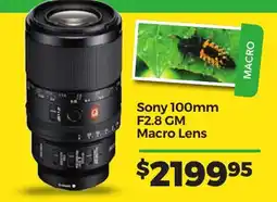 Teds Cameras Sony 100mm F2.8 GM Macro Lens offer