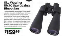 Teds Cameras Sky Watcher 15x70 Star Gazing Binoculars offer