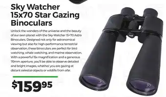 Teds Cameras Sky Watcher 15x70 Star Gazing Binoculars offer