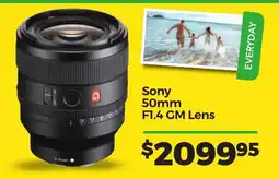 Teds Cameras Sony 50mm F1.4 GM Lens offer