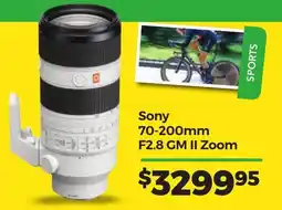 Teds Cameras Sony 70-200mm F2.8 GM II Zoom offer
