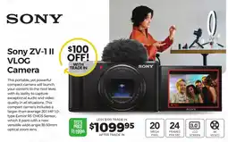 Teds Cameras Sony ZV-1 II VLOG Camera offer