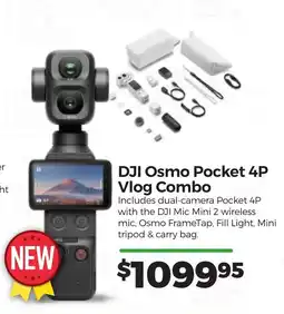 Teds Cameras DJI Osmo Pocket 4P Vlog Combo offer