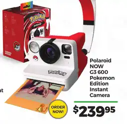 Teds Cameras Polaroid NOW G3 600 Pokemon Edition Instant Camera offer