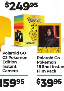 Teds Cameras Polaroid GO G3 Pokemon Edition Instant Camera offer