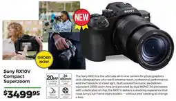 Teds Cameras Sony RX10V Compact Superzoom offer