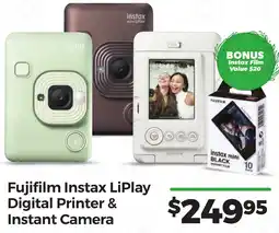 Teds Cameras Fujifilm Instax LiPlay Digital Printer & Instant Camera offer