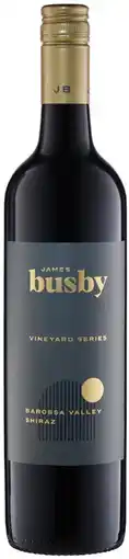 Coles James Busby Vineyard Series Barossa Valley Shiraz offer