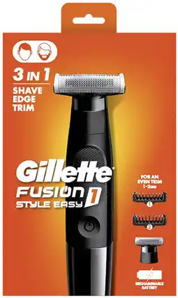 Coles Gillette Fusion 1 Style Easy Electric Razor 1 Each offer