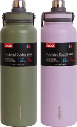 Coles Décor Adventurer Stainless Steel Bottle offer