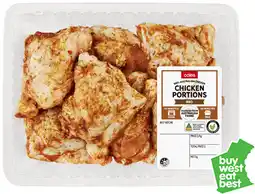 Coles Coles RSPCA Approved Chicken Portions with BBQ Rub offer