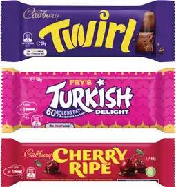 Coles Cadbury Chocolate Bar-50g offer