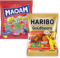 Coles Haribo or Maoam Lollies 140g-150g offer