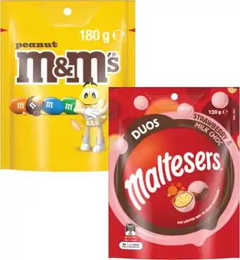 Coles M&M's, Maltesers or Pods 120g-180g offer
