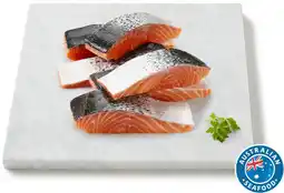 Coles Coles Tasmanian Fresh Salmon Portions Skin On offer