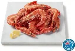 Coles Coles Queensland Thawed Cooked Extra Large Black Tiger Prawns offer