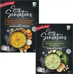 Coles Continental Sensations Soup 2 Serves-70g offer