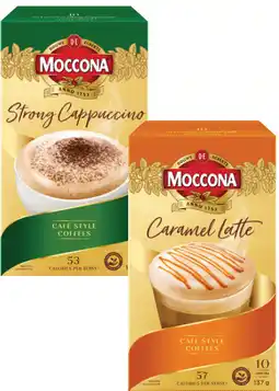 Coles Moccona Café Classics Coffee Sachets offer
