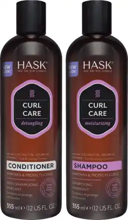Coles Hask Shampoo or Conditioner 355mL offer
