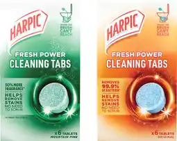 Coles Harpic Fresh Power Cleaning Tabs offer