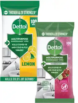 Coles Dettol Multipurpose Wipes offer