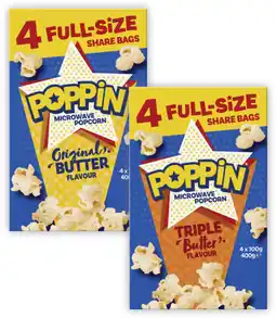 Coles Poppin Microwave Popcorn offer