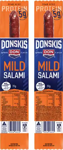 Coles Donski Don Mild Salami Stick offer