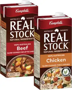 Coles Campbell's Real Stock offer