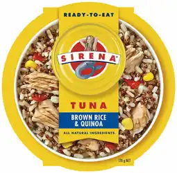 Coles Sirena Tuna Superfoods & Rice offer
