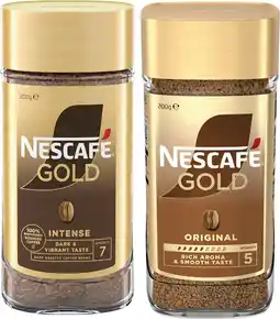 Coles Nescafé Gold Instant Coffee-200g offer