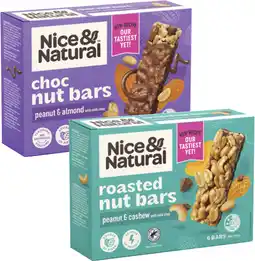 Coles Nice & Natural Nut Bars-192g offer