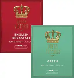 Coles Queen Victoria Tea-100 Pack offer
